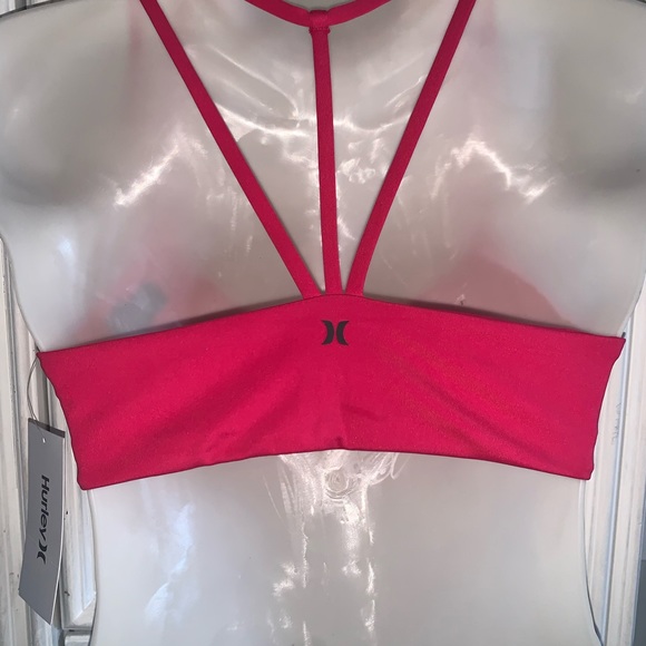 Hurley Max Solid Pull on Bikini Top BNWT $15 - Picture 2 of 9